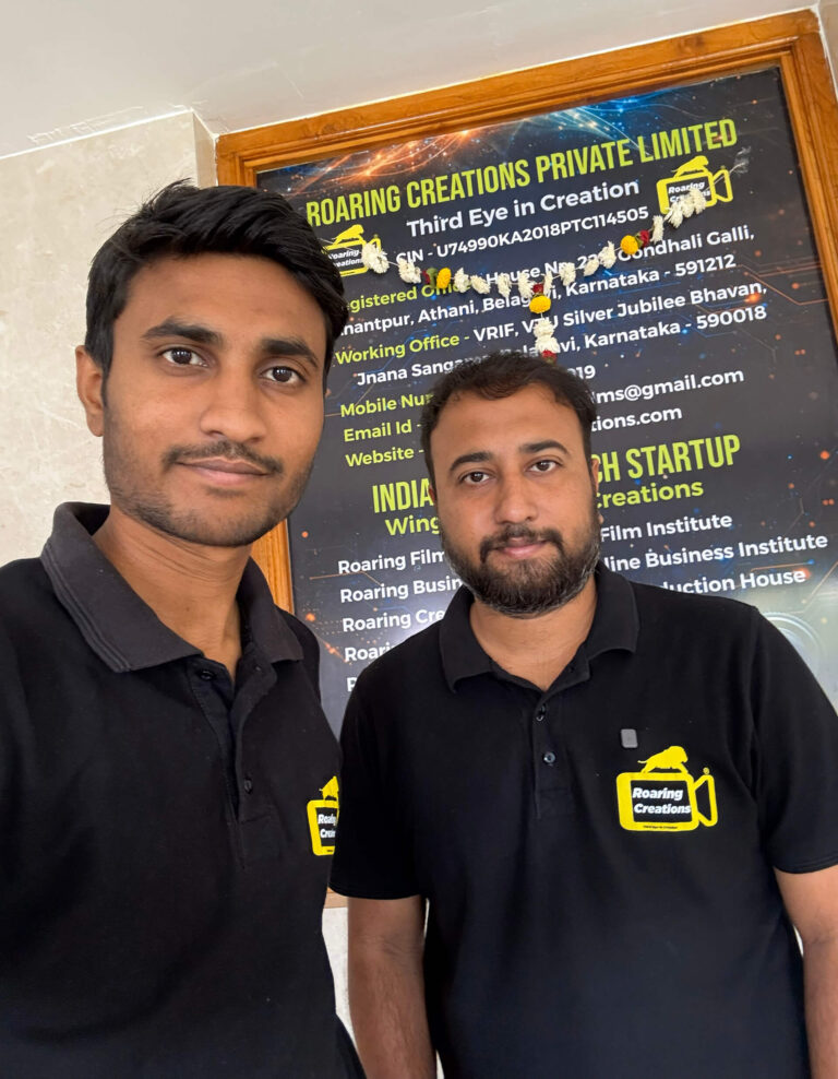 Founders of Roaring Creations Pvt Ltd
